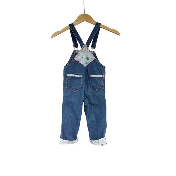 Vintage Oshkosh Farmer Farm Denim Overalls Kids Size 3T READ - Picture 6 of 10